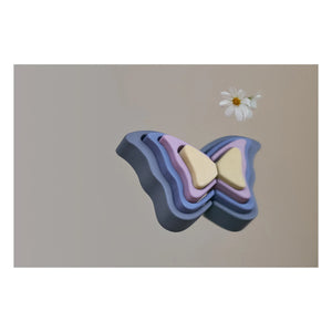 Raduga Grez - Ahşap Kelebek Kemer | Mavi