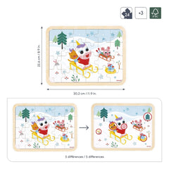 Janod - Bergpuzzle - 24 Teile