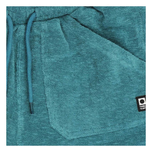 Tumble N'Dry - Kısa Plaj Port Peştemal Organik Pamuk | Peacock Blue