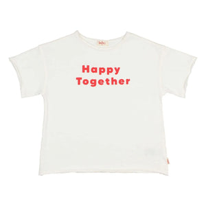 Búho - Happy Together Tişört Organik pamuk | Beyaz