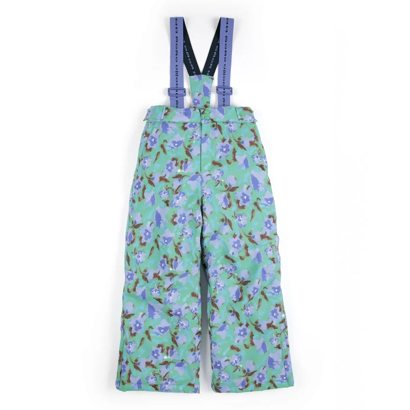 Bobo Choses - Flowery Geri Dönüştürülmüş Elyaf Kayak Pantolonu | Turkuaz