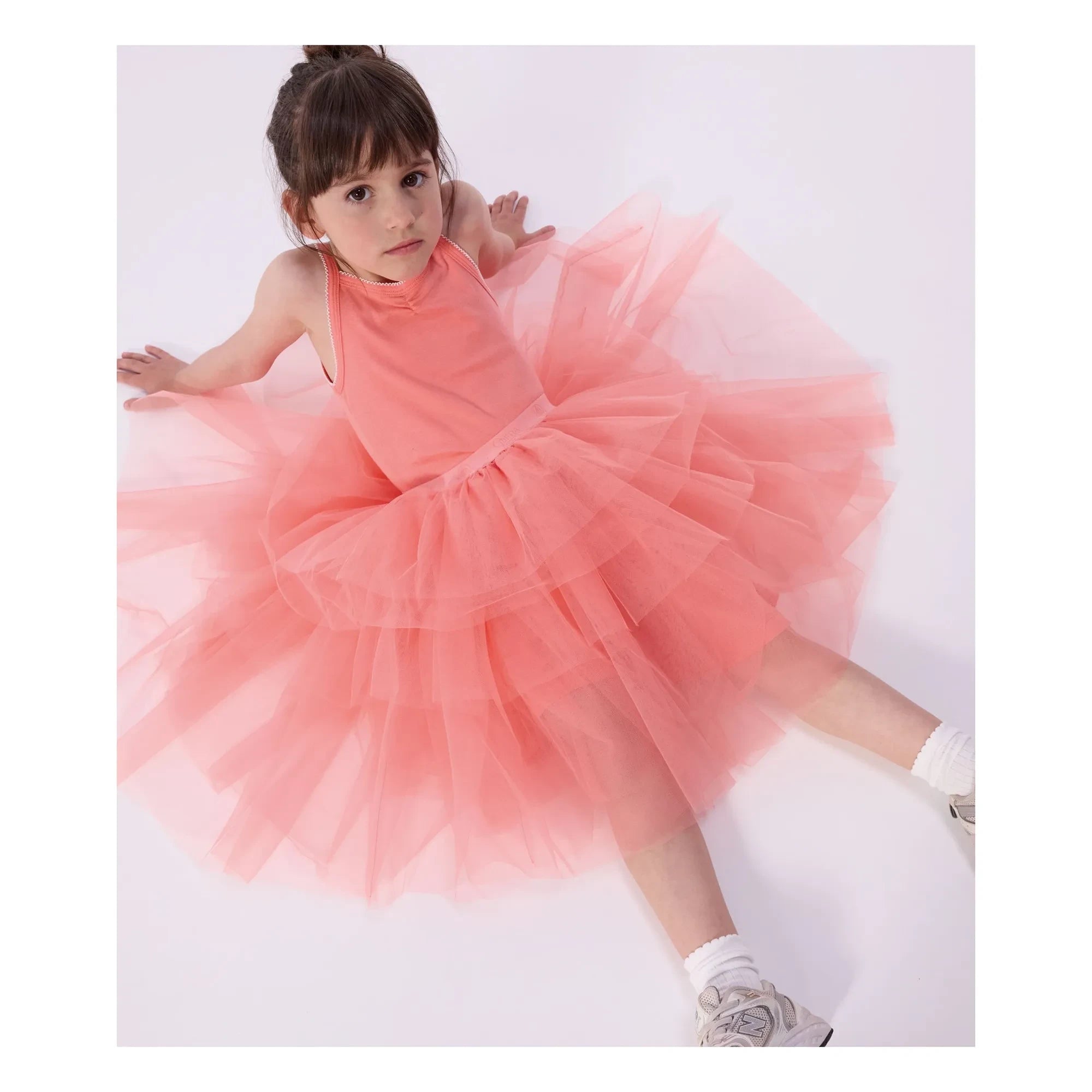 Petit Bateau - Tulle Skirt | Coral