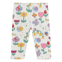 Stella McCartney Kids - Organik Pamuk Tayt | Fildişi