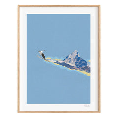 Ciel Glue - Mountain n°3 Kartalı Poster - Sınırlı Üretim | Mavi