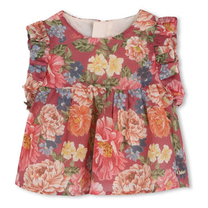 Chloé – Fleurie Top und Bloomer Set aus Bio-Baumwolle | Palisander