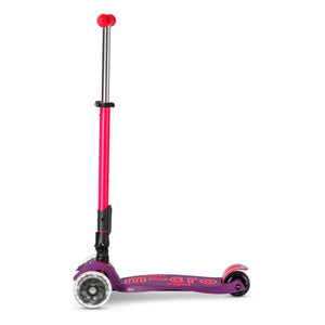 Micro - Maxi Katlanabilir Neon LED Scooter | Pembe