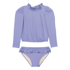 Mipounet – Rosa Langärmliger Badeanzug | Lila