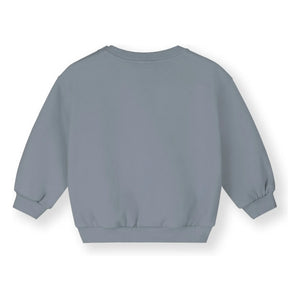 Gray Label - Mini organik pamuk sweatshirt | Buz Mavisi