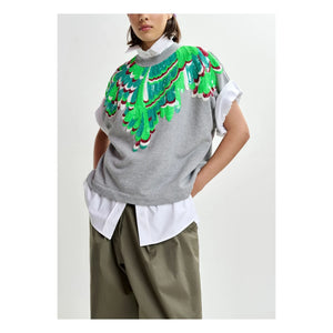 Essentiel Antwerp - Sweat Jolies Nakışlar | Yeşil