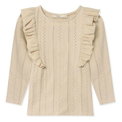 Fliink - Gabby Pullover aus Bio-Baumwolle | Ecru