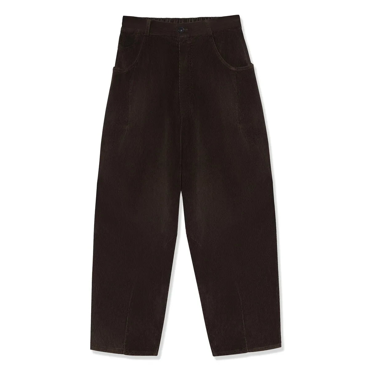 Cordera - Bol Fit Kadife Pantolon | Kahverengi