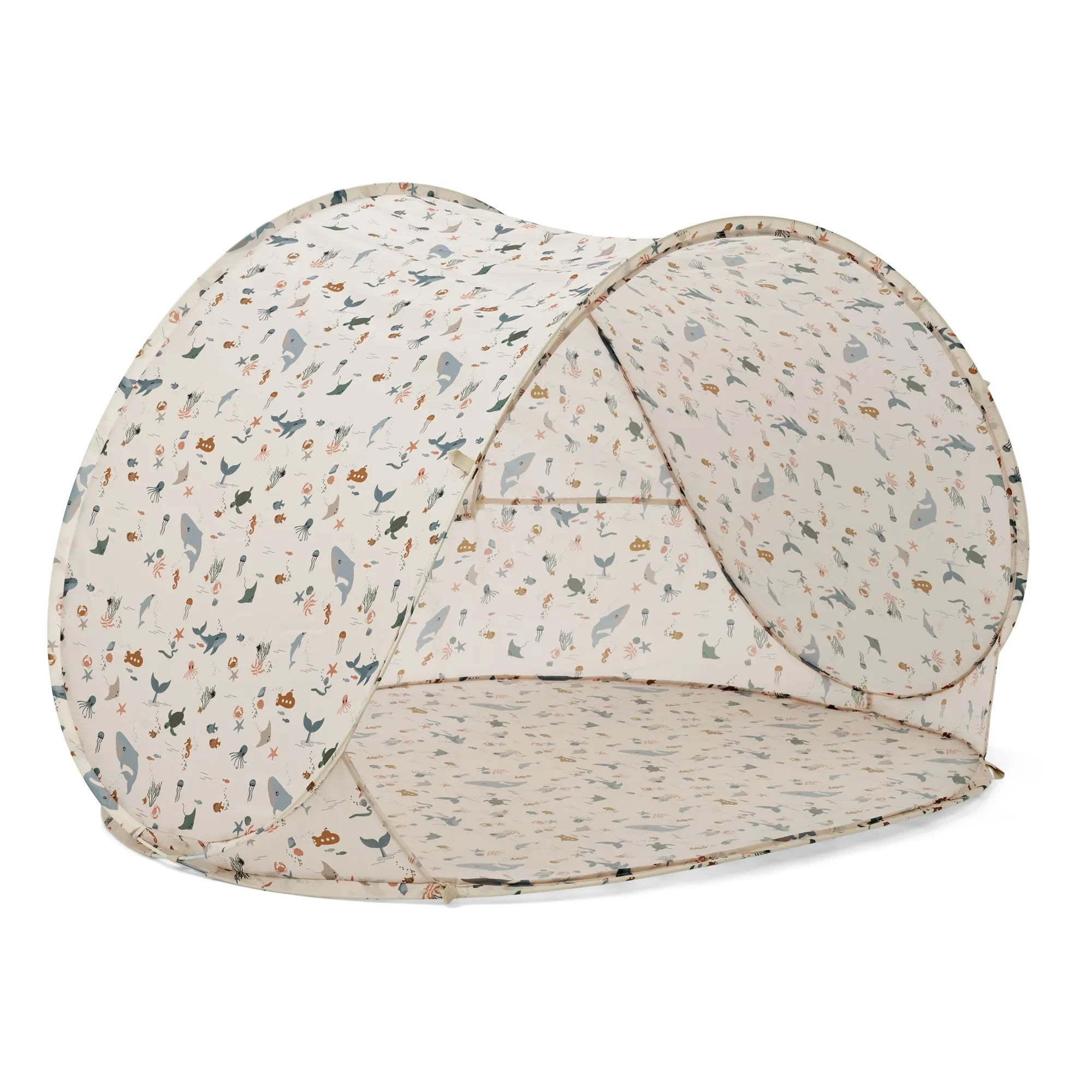 Liewood - Cassie Foldable Beach Tent | Marine Life/Sandy