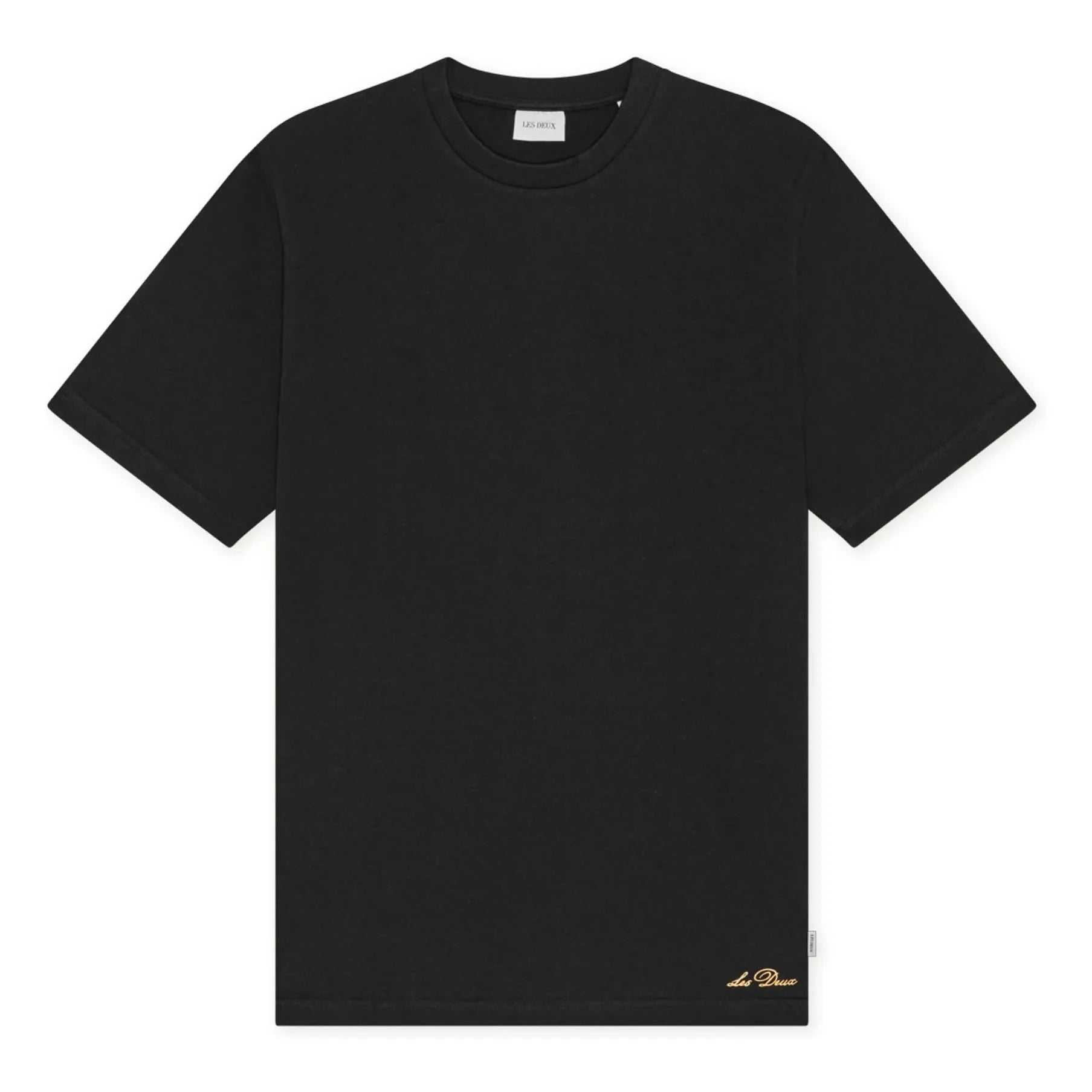 Les Deux - Plant T-Shirt | Blau Schwarz