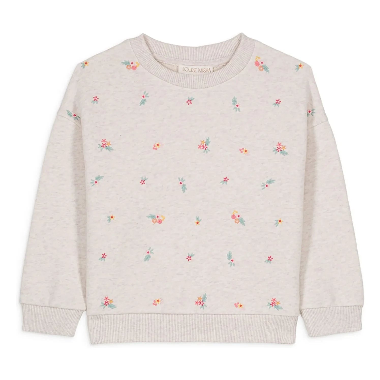 Louise Misha - Rosalia organik pamuklu sweatshirt | Heather beige
