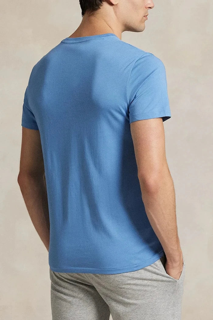 Kısa Kollu Pamuklu Pijama Üstü Polo Ralph Lauren