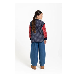 Hundred Pieces - Malya Bandana Ceket | Indigo Mavi