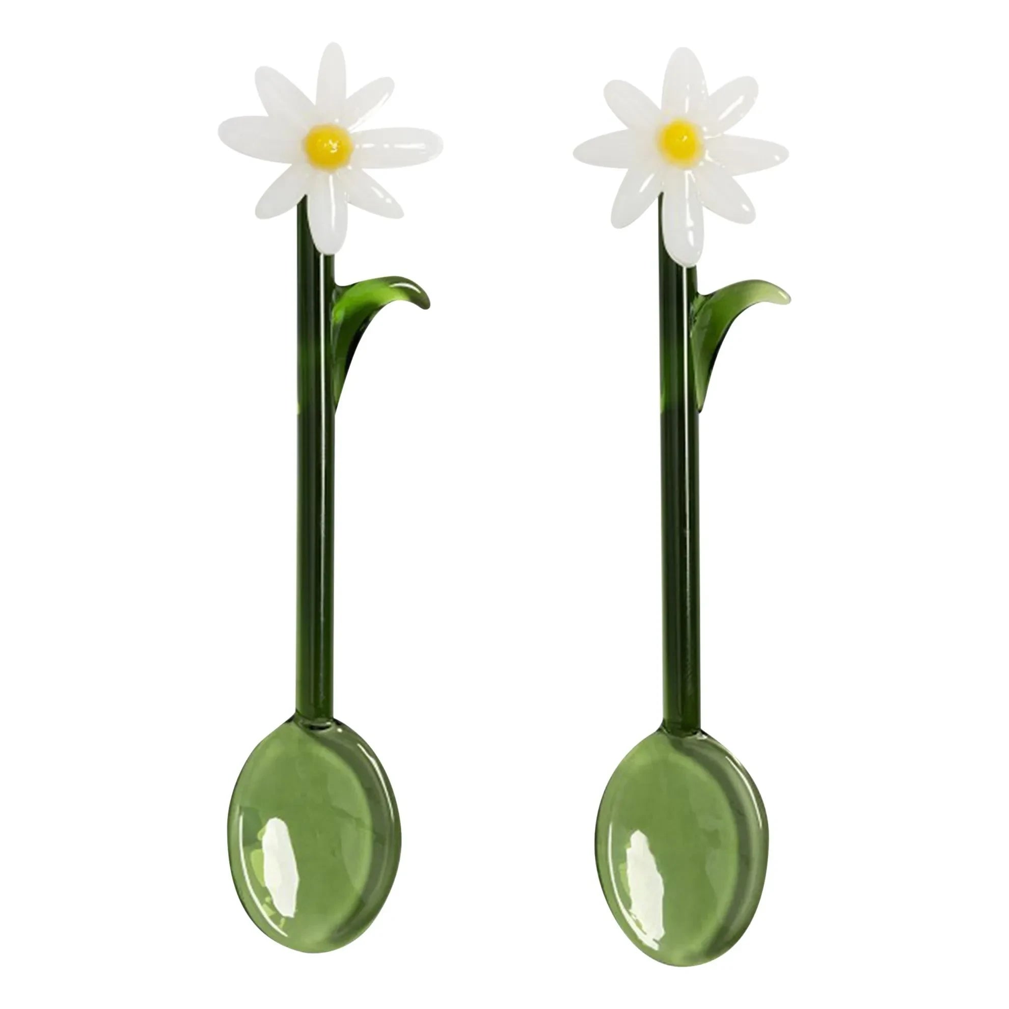 &Klevering - Spoons Flora - 2'li Set | Beyaz