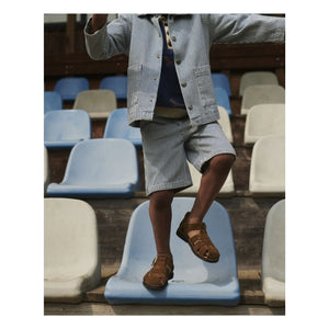 Copenhagen Colors - Organic Cotton Gingham Bermuda Shorts | Blue