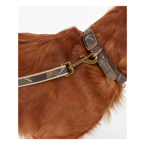 Barbour - Tartan Reflective Dog Collar | Taupe Brown