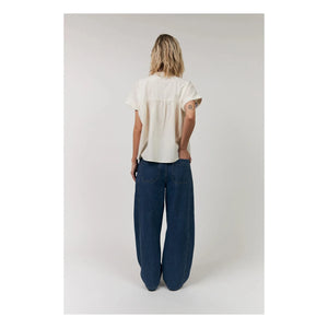 Lollys Laundry - Mya Pamuk Bluz | Krem