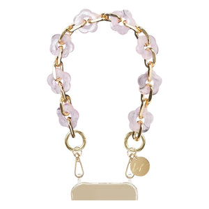 LaCoqueFrançaise - Cassy Fleurs Kurze Kette | Rosa