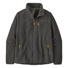 Patagonia - Retro Pile Zip-up Recycled Fiber Fleece | Charcoal Gray