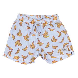 Búho - Banana Poplin Organik Pamuklu Mayo Şortu | Buz Mavisi