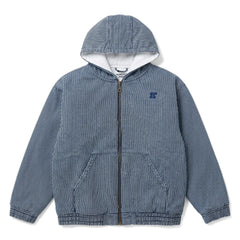 Hundred Pieces - Wyatt Denim Çizgili Ceket | İndigo mavi