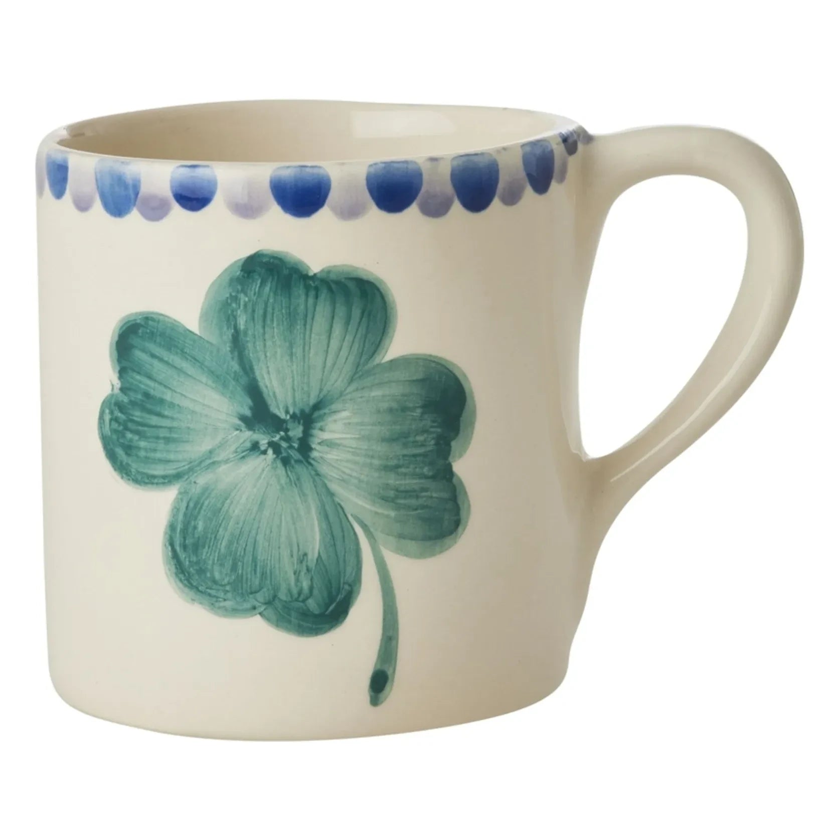 Rice - Shamrock Ceramic Mug | Cream