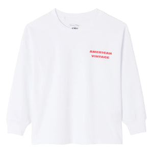 American Vintage - Fizvallay Long Sleeve T-Shirt | White