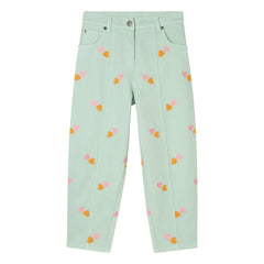 Stella McCartney Kids - Organic Cotton Heart Jeans | Green Water