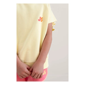 Jenest - Joey 21 ärmelloses Sweatshirt aus Bio-Baumwolle | Blassgelb