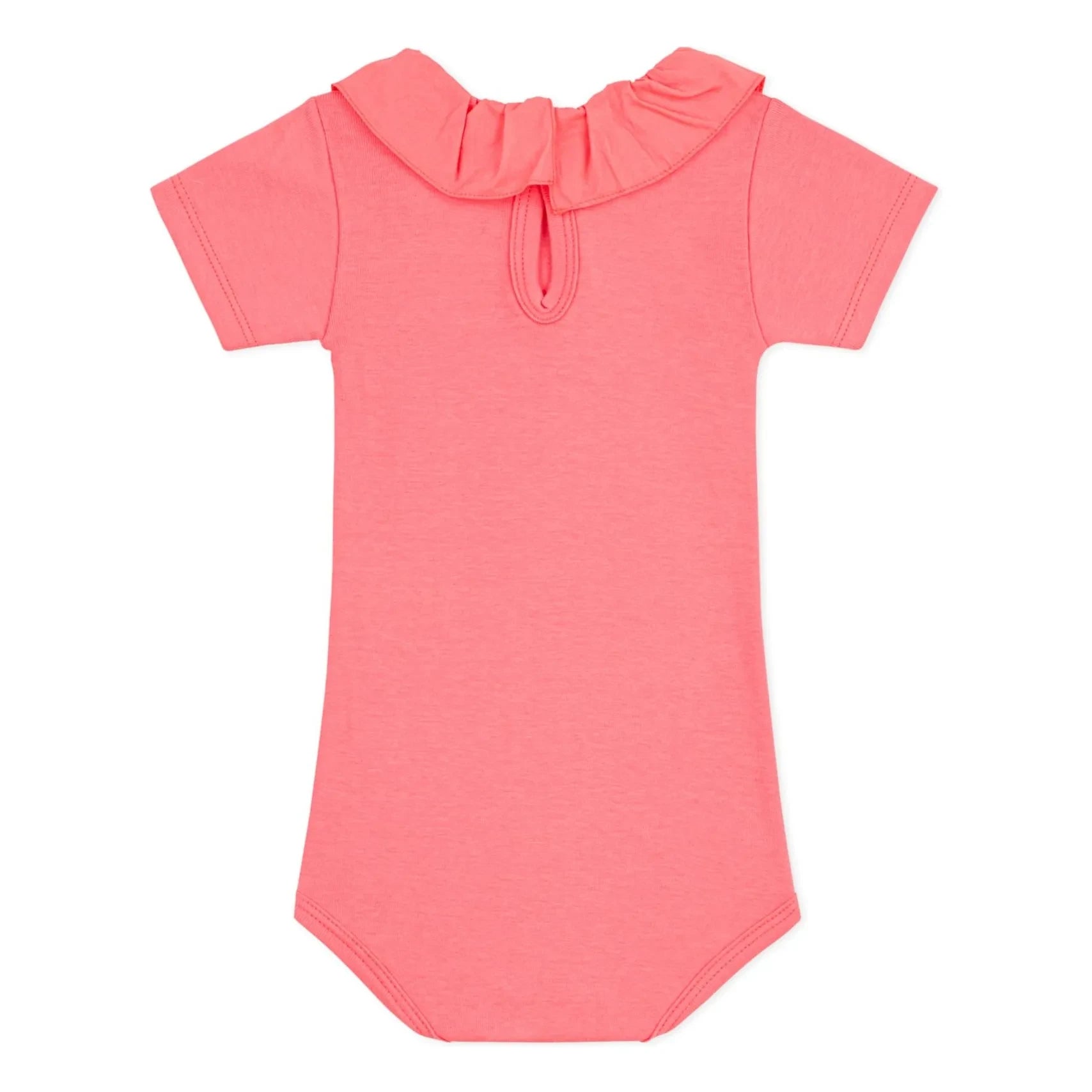 Petit Bateau - Organik Pamuk Vücut Yaka | Mercan