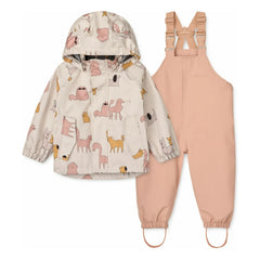 Liewood - Manu Regenanzug aus recyceltem Polyester | Rosa