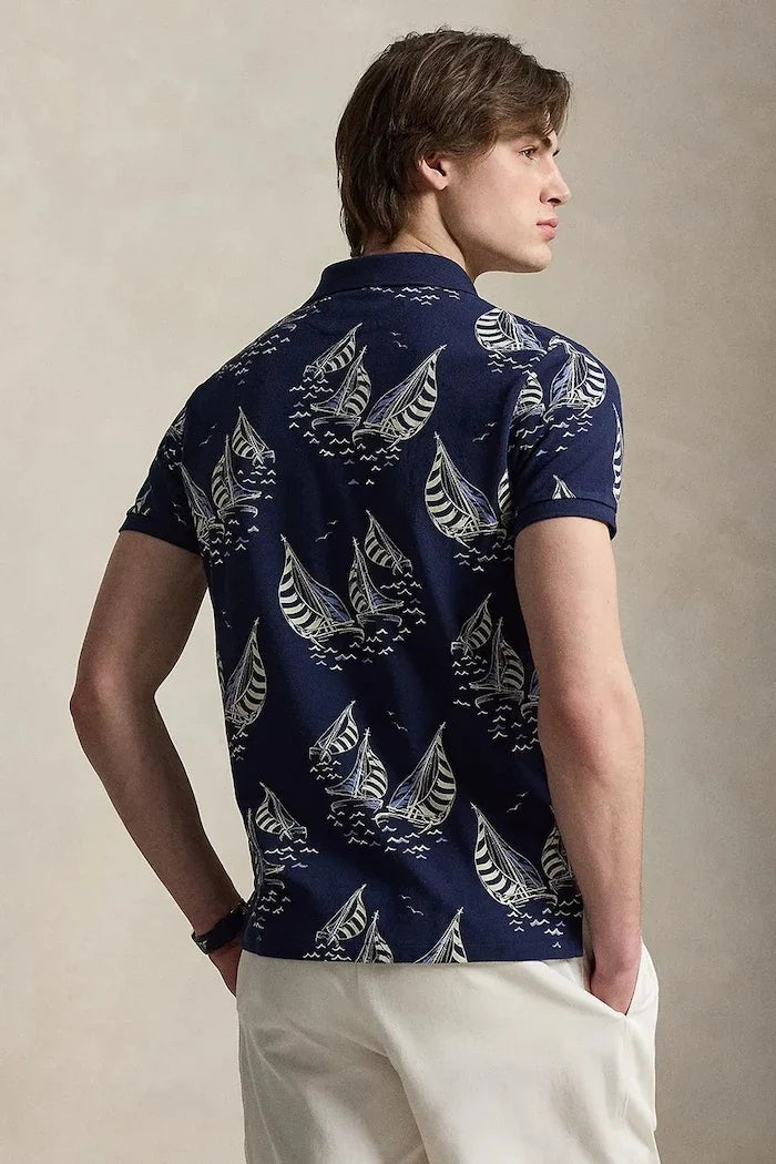 Polo Ralph Lauren Erkek Pamuklu Polo Yaka Tişört
