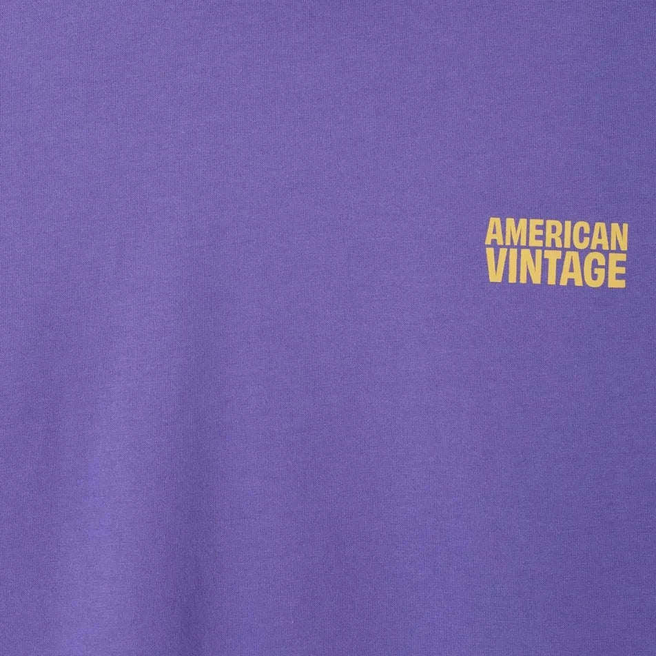 American Vintage - Gixy Tişört | Mor