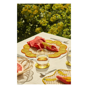 Coro Cora - Brezzy American Placemat | Yellow