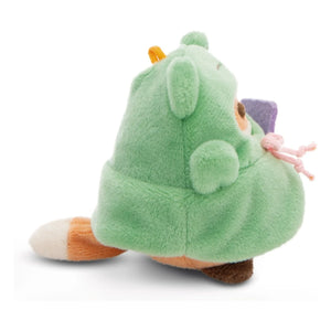 Nici - Kurbağa kostümlü Geeks peluş | Yeşil