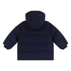 Petit Bateau - Matte Daunenjacke | Nachtblau