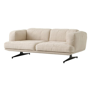 & Tradition - Inland AV22 2-Sitzer Sofa, Schwarz Basis | Beige