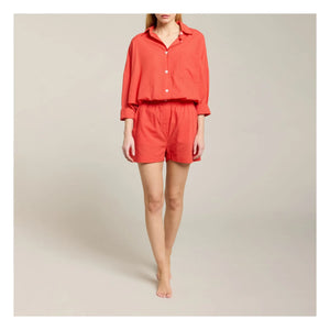 Maison Saint Julien - Short Cap d'Antibes Voile de Coton | Mercan