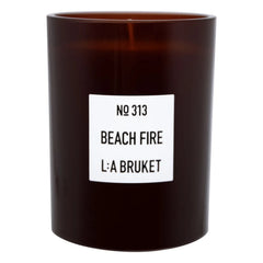 L:A BRUKET – Duftkerze Beach Fire – 260g | Farblos