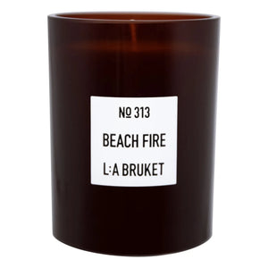 L:A BRUKET – Duftkerze Beach Fire – 260g | Farblos