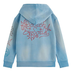 Scotch & Soda - Organic Cotton Washed Hoodie | Light Blue
