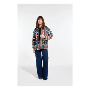 Mapoésie - Mina Utopie Cotton Jacket | Blue