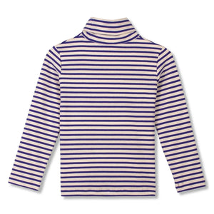 Wynken - Striped Turtleneck | Blue