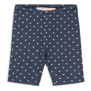 Konges Sløjd - Cycling Shorts Organic Cotton Dotted | Dark Blue