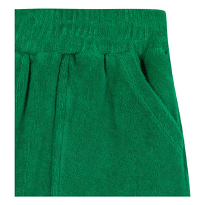 Bonton - Nono Handtuch-Shorts | Smaragdgrün