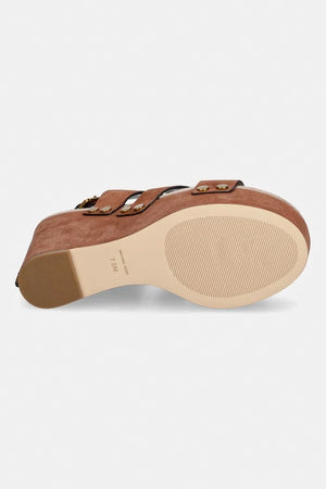 MICHAEL Michael Kors Raven Wedge Sandal Süet Sandalet