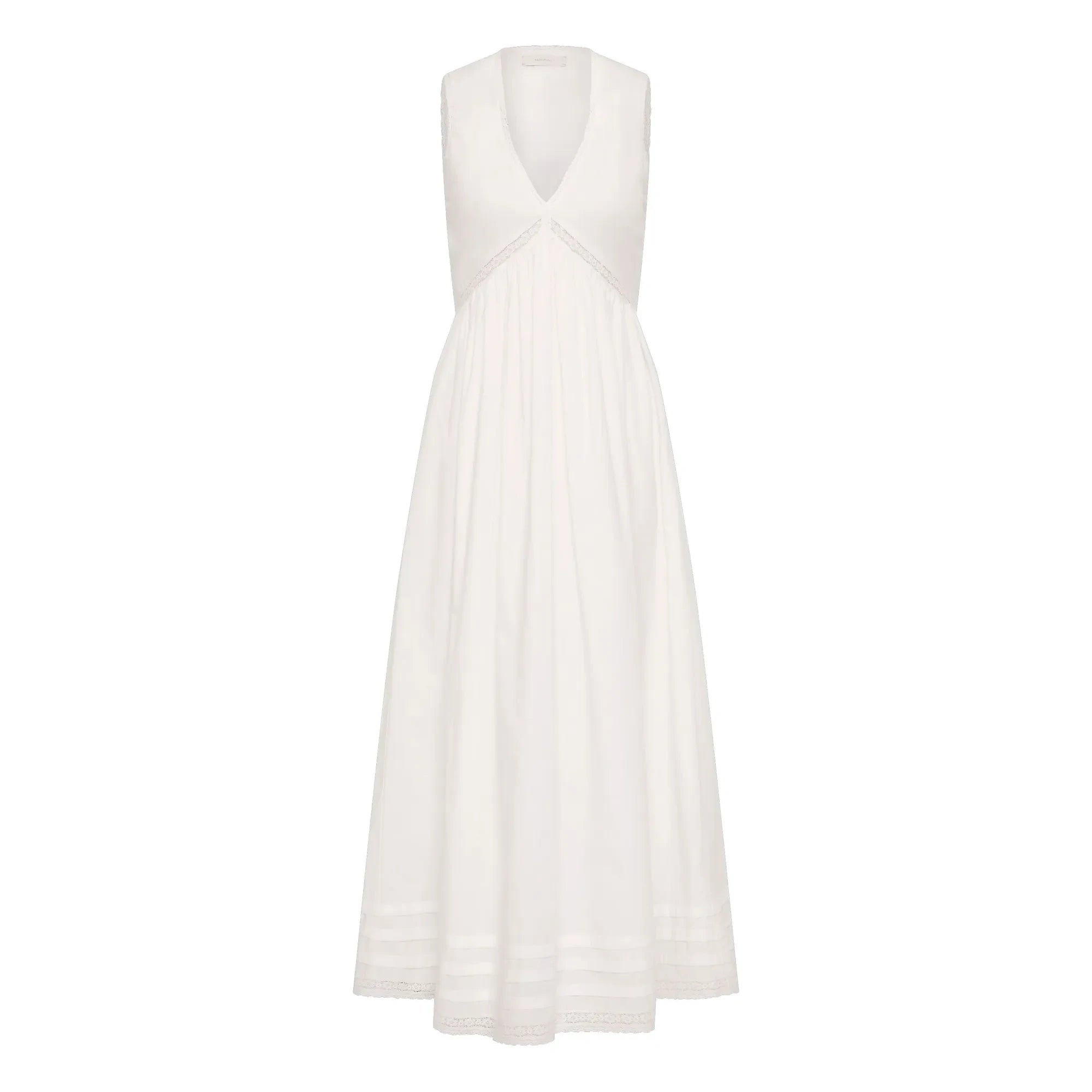 Faithfull the Brand - Fiora Baumwollkleid | Weiß
